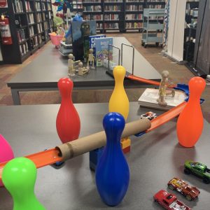 Rube Goldberg Machine Inspired Competition, "Kinetic Connection", Ran By The Wendouree Library Team.